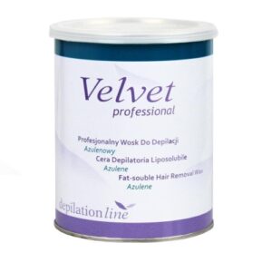 Velvet, vosak za depilaciju limenka, Azulen 800ml