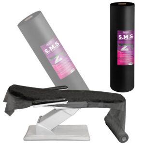 S.M.S. Flizelin rola vodootporna 80cm x 150m. BLACK -20%